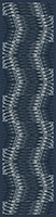 London - Gherkin, zig-zag - silk scarf, single georgette/light crepe de chine, long 168cm x 42cm