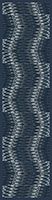 London - Gherkin, zig-zag - silk scarf, single georgette/light crepe de chine, long 168cm x 42cm