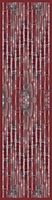 London bus, Oxford Street - silk scarf, single georgette/light crepe de chine, long 168xm x 42cm