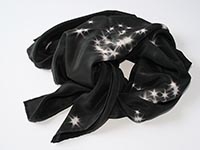 Star Water silk scarf