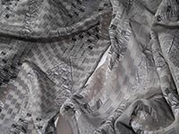 New York, Central Park - fabric - silk, single georgette & light crepe de chine