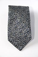 London, Canary Wharf, gold - woven silk tie (pattern detail) 8cm at widest point
