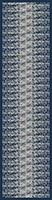 London, Canary Wharf, gold - silk scarf, single georgette/light crepe de chine, long 168cm x 42cm