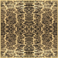Gold Water - silk scarf, single georgette/light crepe de chine, square 90cm x 90cm
