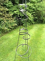 Curls and Swirls - plant obelisk Curls and Swirls - plant obelisk
