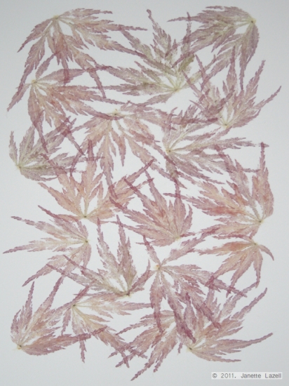 Mixed media-leaf printing - paper 2 Mixed media-leaf printing - paper 2