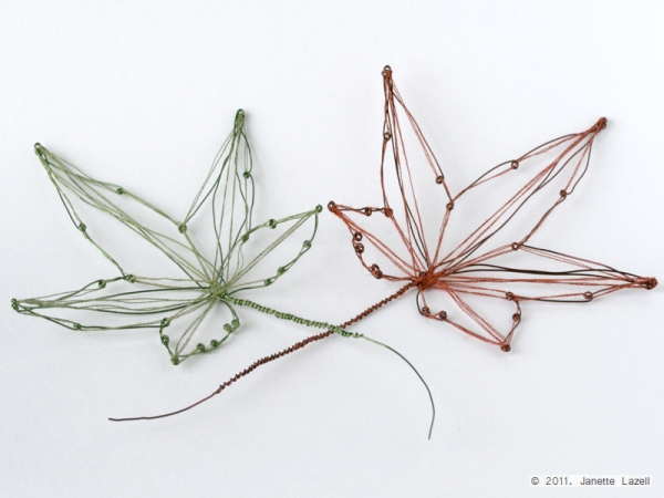 Wire leaves-liquidambar Wire leaves-liquidambar