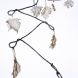 Forged mild steel tree with stainless steel leaves detail Forged mild steel tree with stainless steel leaves detail